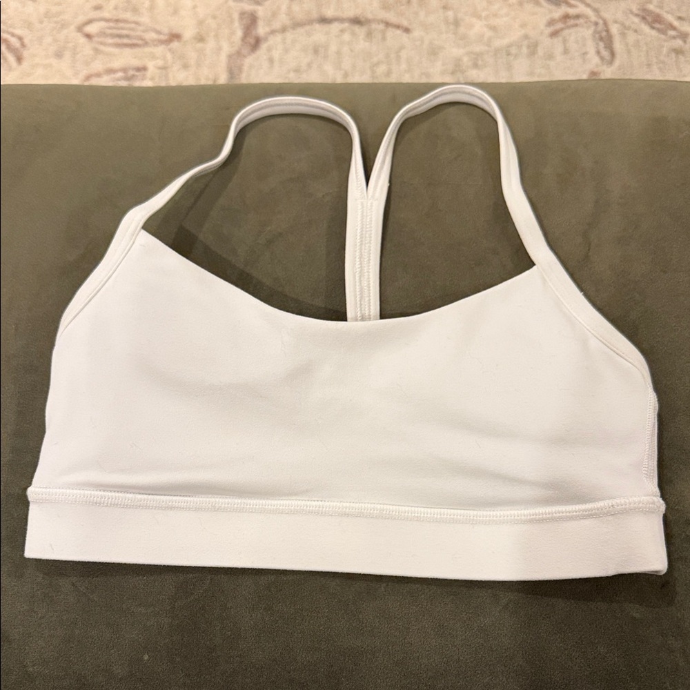 White Lululemon Sports Bra